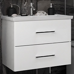 Opadiris Мебель для ванной Арабеско 70 подвесная белая – фотография-3